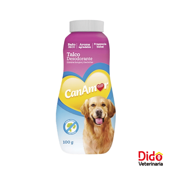 TALCO CAN AMOR DOG DESODORANTE 100GM