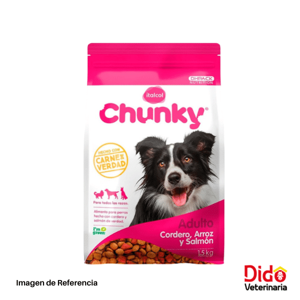 CHUNKY ADULTO CORDERO, ARROZ Y SALMON