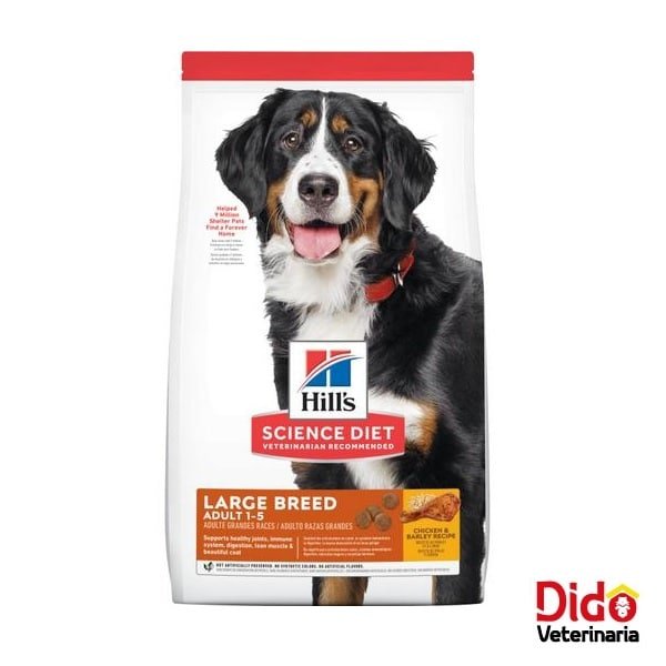 HILLS ADULT LARGE BREED CHICKEN & BARLEY RECIPE DOG 15 LB