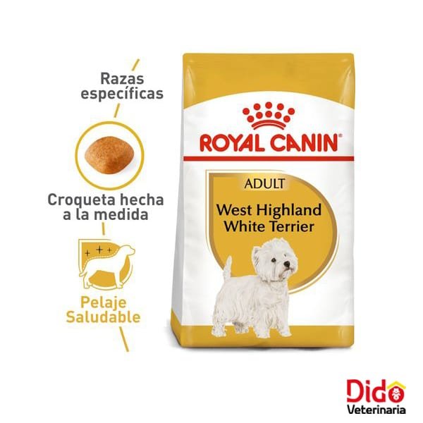 ROYAL CANIN WEST HIGHLAND WHITE TERRIER ADULT DOG 3KG