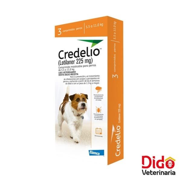 CREDELIO 225 MG 5,5 KG A 11 KG