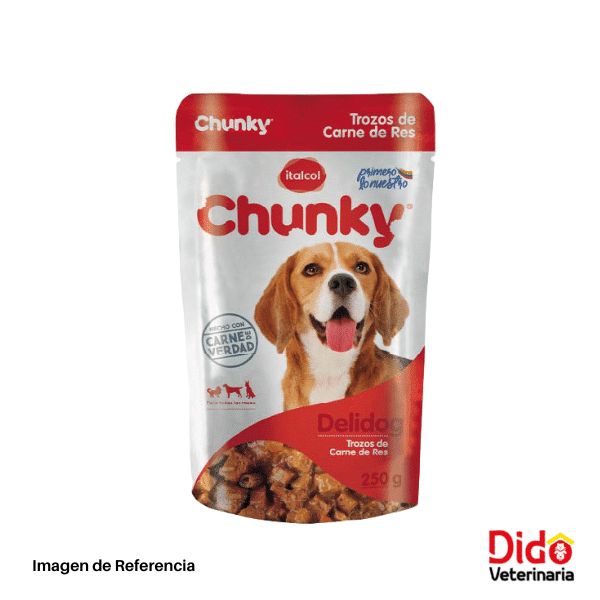 CHUNKY DELIDOG TROZOS DE CARNE DE RES POUCH