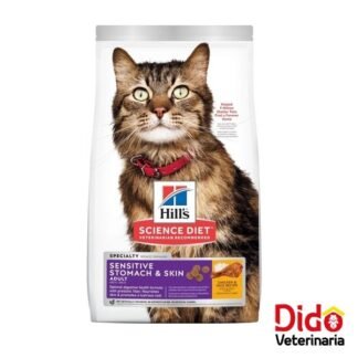 HILLS ADULT SENSITIVE STOMACH & SKIN CAT 3.5LB
