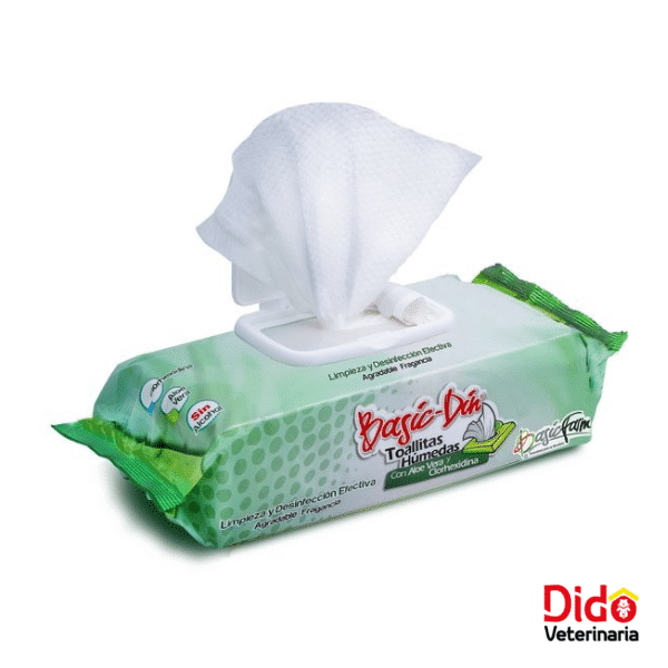 BASICDIN TOALLAS HUMEDAS 100 TOALLAS
