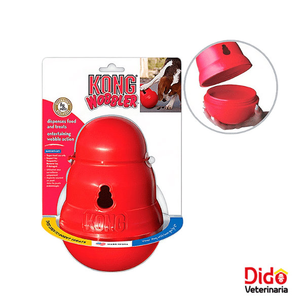 KONG PERRO CAUCHO WOBBLER LARGE