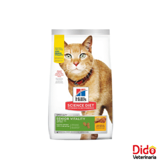 HILLS SCIENCE DIET YOUTHFUL VITALITY ADULTO 7+CHICKEN & RECIPE CAT FOOD
