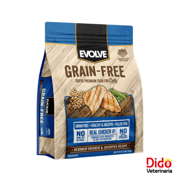 EVOLVE CAT GRAIN FREE POLLO 1.36KG