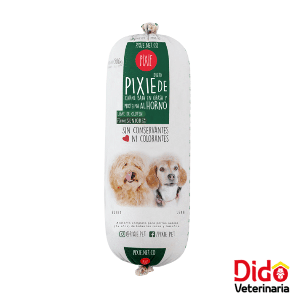 PIXIE CARNE BAJA EN GRASA Y PROTEÍNA 500 GM