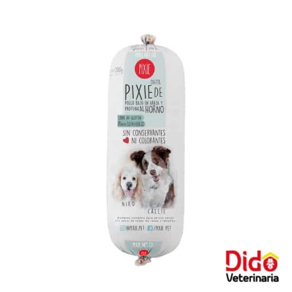 PIXIE POLLO BAJO EN GRASA Y PROTEÍNA 500 GM