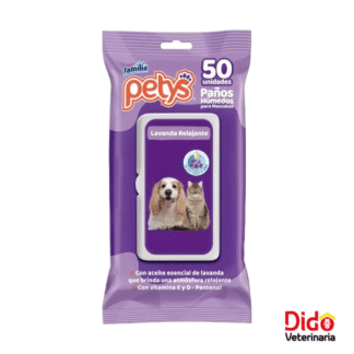 PETYS PAÑITOS LAVANDA 50 UND