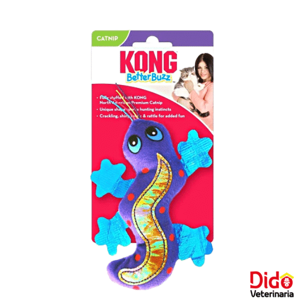 JUGUETE KONG GATO PELUCHE BUZZ GECKO