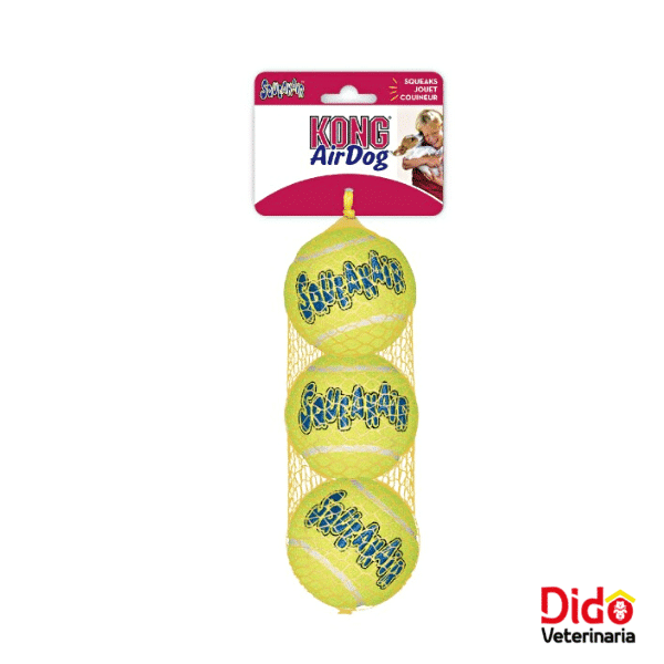 JUGUETE KONG SQUEAK AIR PELOTA 3 UND SMALL