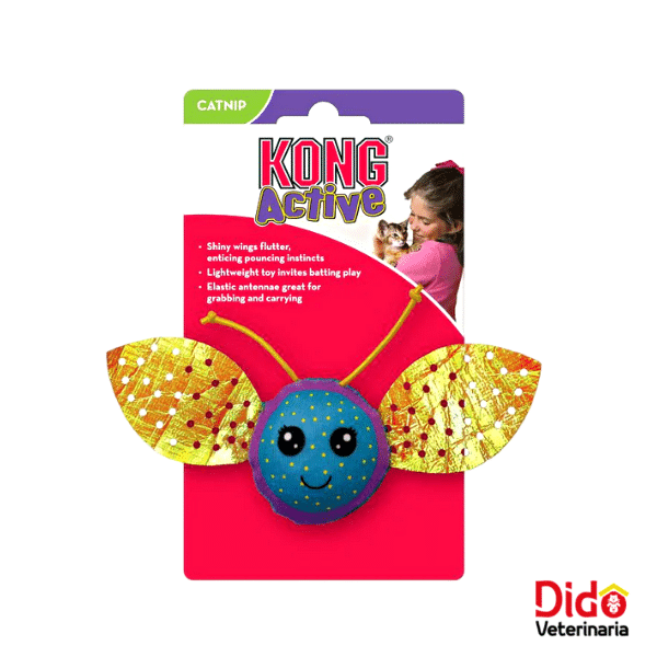 JUGUETE KONG GATO ACTIVE FLUTTERZ