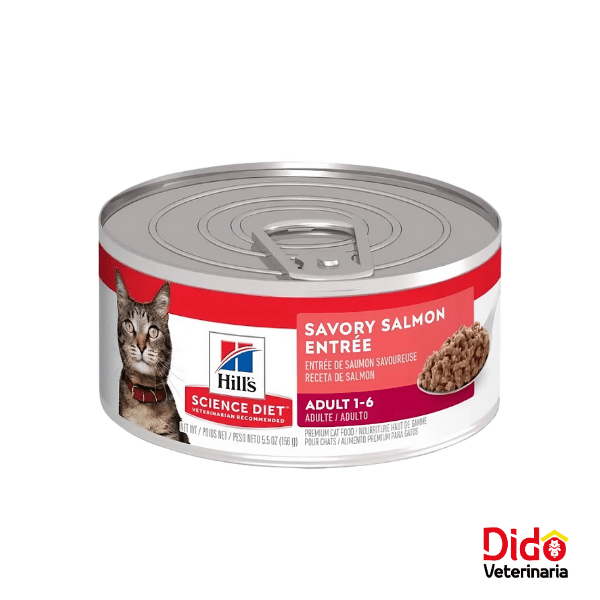 HILLS SCIENCE DIET SALMON ENTREE CAT FOOD LATA 5.5OZ