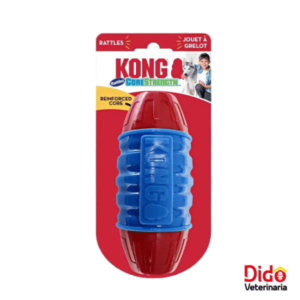 JUGUETE KONG PERRO CORESTRENGTH RATTLEZ FOOTBALL
