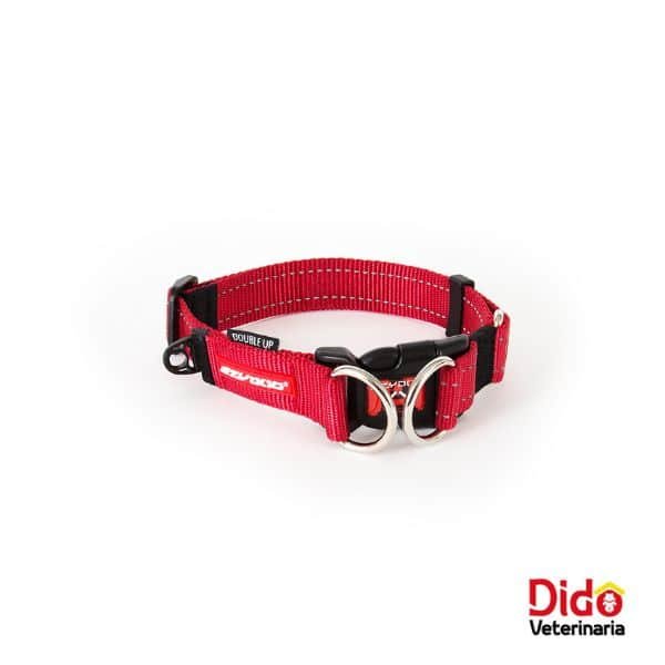 COLLAR EZY DOG DOUBLE UP ROJO