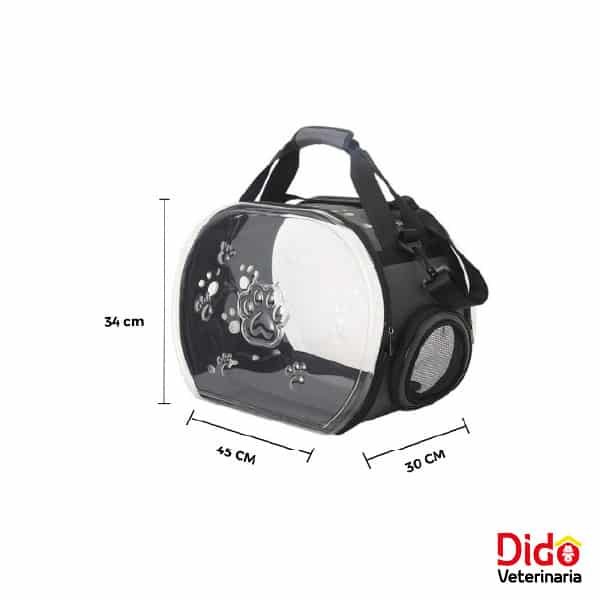 BOLSO TRANSPARENTE PLEGABLE CALABAZA PETS - Imagen 2