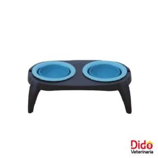 COMEDERO DOBLE ALTO EN SILICONA