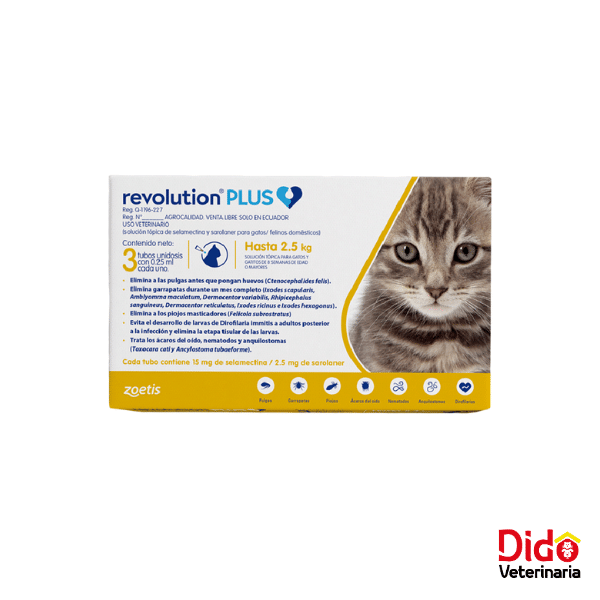 REVOLUTION PLUS HASTA 2.5 KG