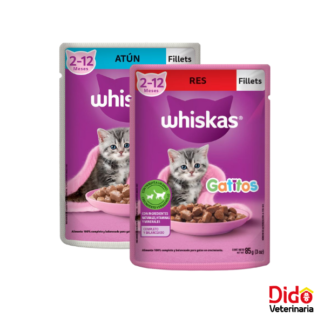 WHISKAS POUCH GATITOS 85GM