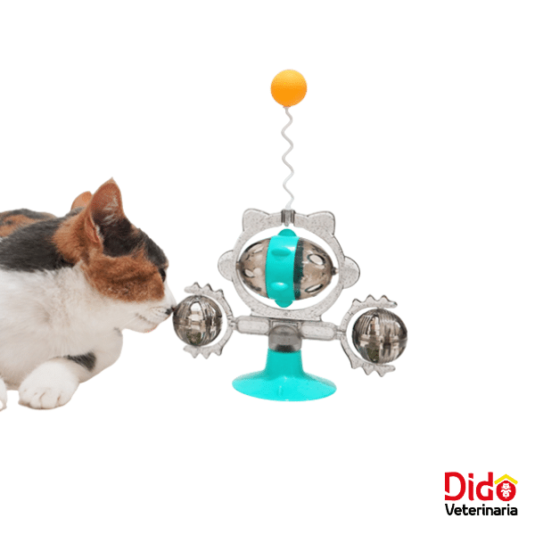 JUGUETE ROTATORIO ROBOCAT CON CHUPA - Imagen 2