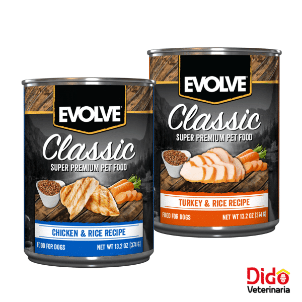 EVOLVE DOG PAVO LATA 374GM