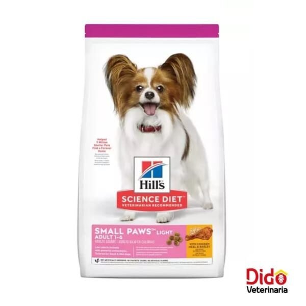 HILLS ADULT LIGHT SMALL PAWS 4.5LB