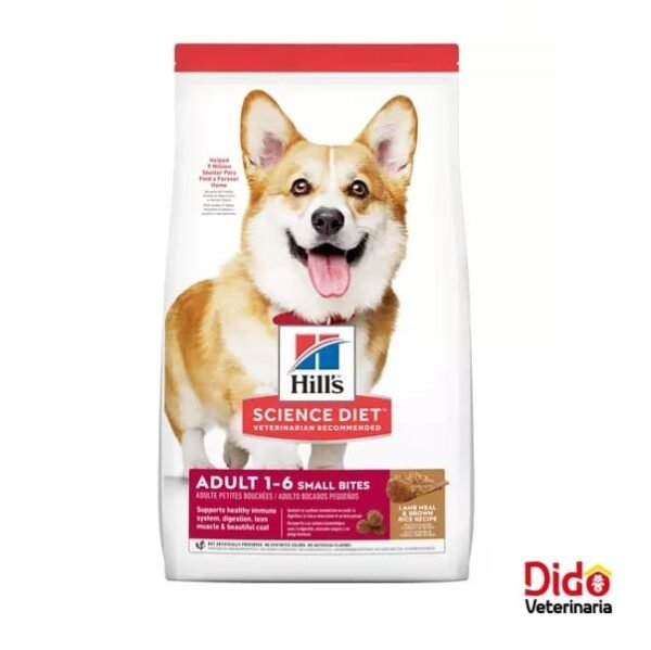 HILLS ADULT SMALL BITES LAMB MEAL & BROWN RICE RECIPE DOG