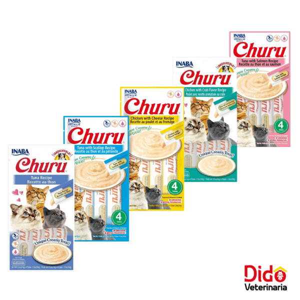 INABA CHURU CAT PAQUETE 4 UND