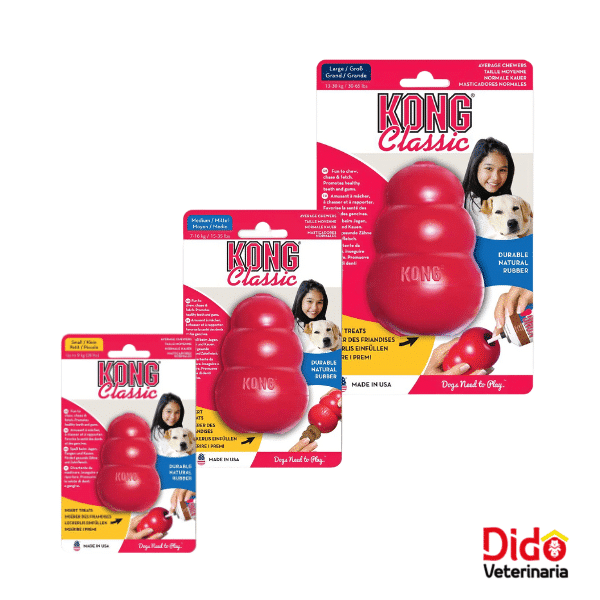 KONG DOG CAUCHO CLASSIC PORTAPASABOCAS