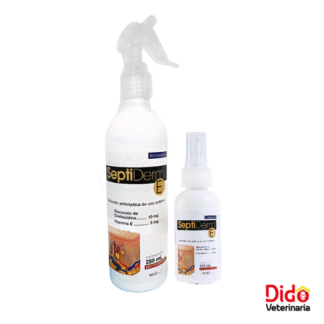 SEPTIDERM E PARA PERROS Y GATOS 120ML
