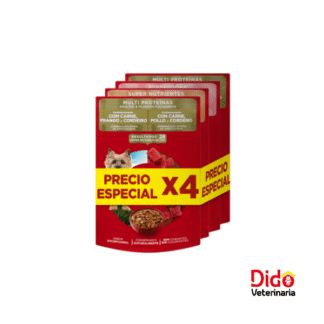 PURINA ONE DOG ADULTO SURTIDO X4 POUCH