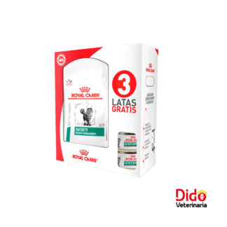 ROYAL CANIN CAT ADULTO SATIETY + 3 LATAS GRATIS