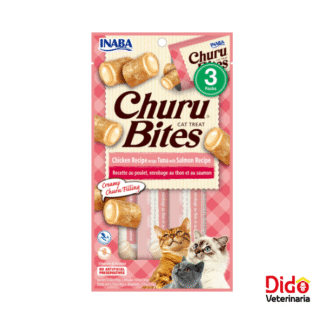 CHURU INABA CAT BITES POLLO SALMÓN 3UND