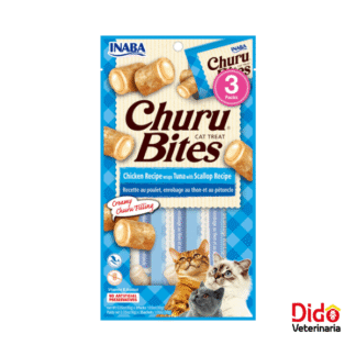 CHURU CAT BITES POLLO SCALOPE 3 UNDS X10 GM