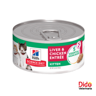 HILLS CAT KITTEN CHICKEN LATA 5OZ