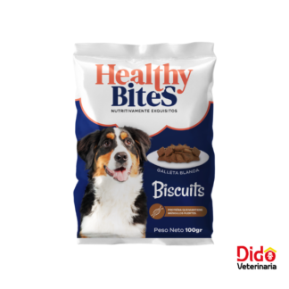 HEALTHY BITES GALLETA BISCUITS DOG 100GM