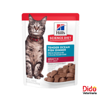 HILLS CAT ADULTO POUCH OCEAN FISH DINNER 79GM