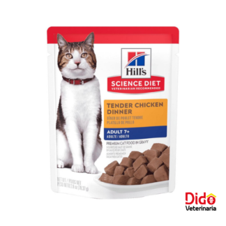 HILLS CAT ADULTO POUCH SENIOR TENDER CHICKEN 79GM